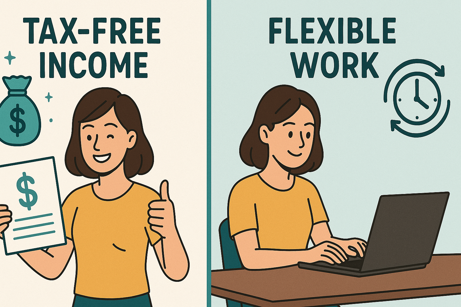 Dubai freelance visa cost benefits including tax-free income and flexible work arrangements