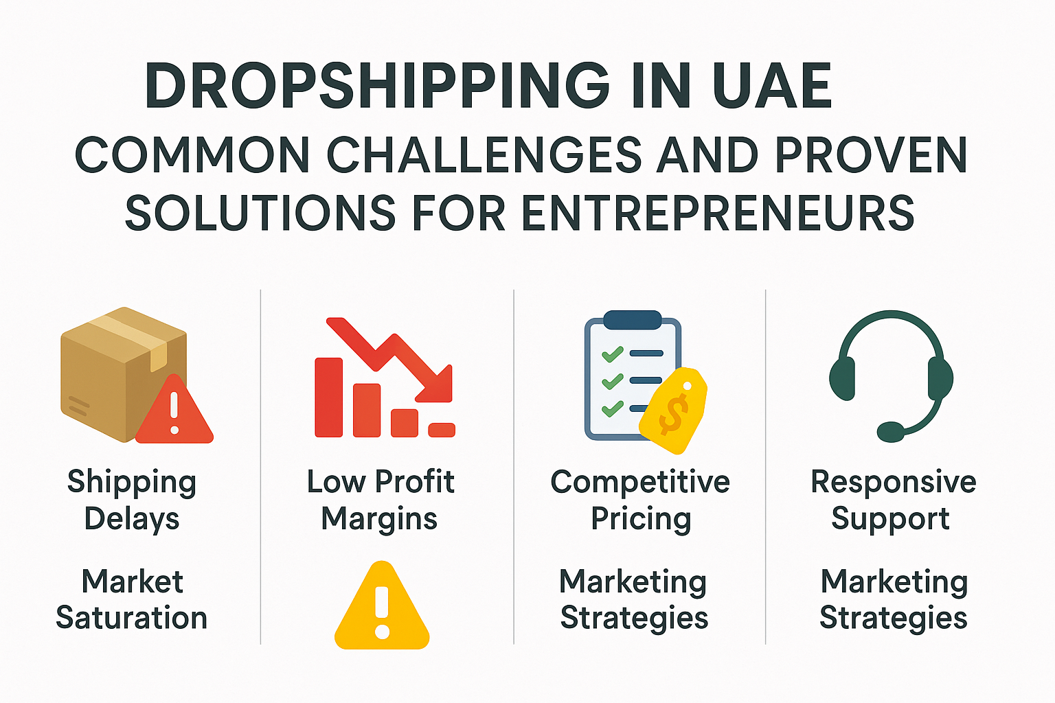 Dropshipping in UAE common challenges and proven solutions for entrepreneurs