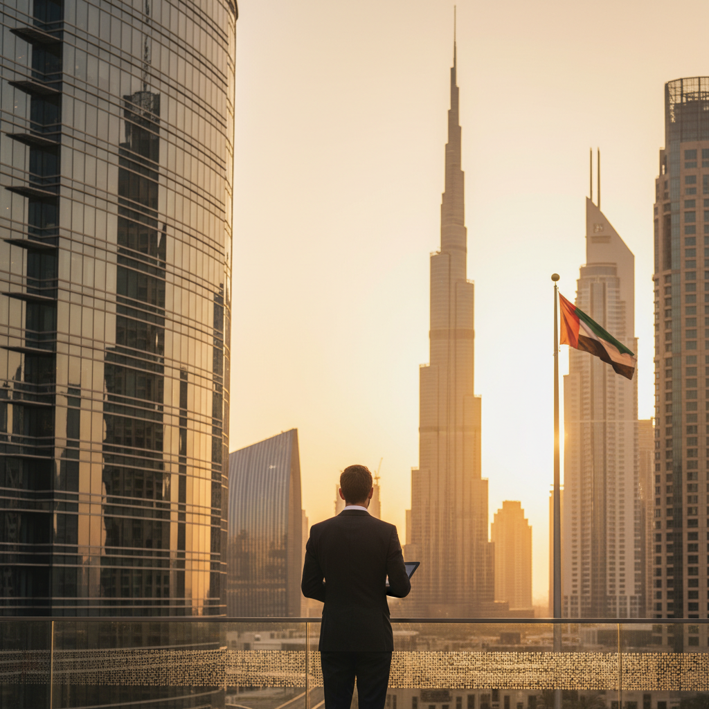 Business setup in Dubai for UK citizens 2026 — DIFC skyline