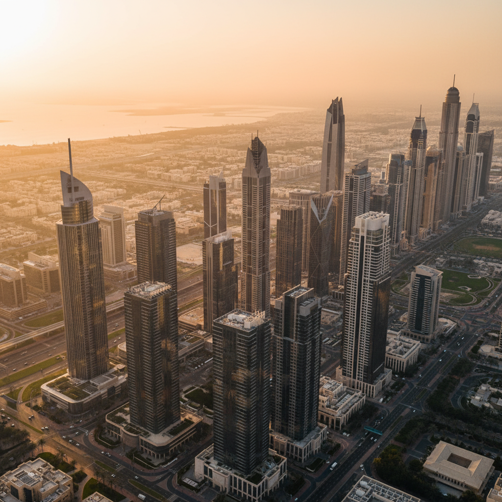 Dubai business setup cost calculator 2026 - DIFC skyline