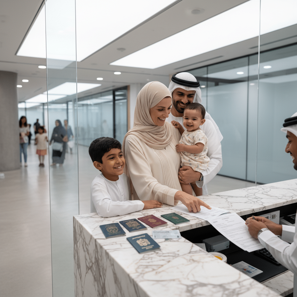 family visa UAE 2026 — official document, Noble Core Ventures