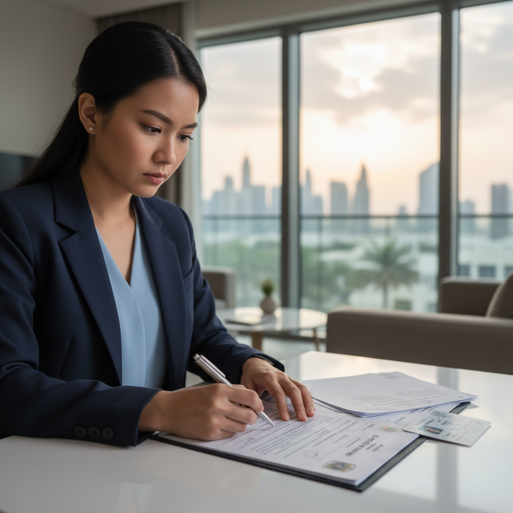 maid visa Dubai 2026 domestic worker visa application UAE