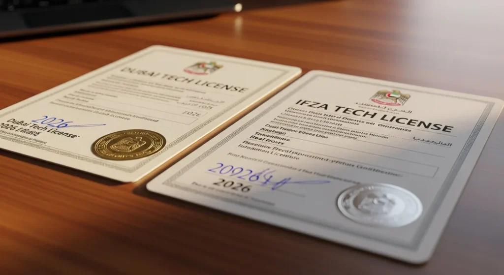 Dubai Tech License vs IFZA Tech License 2026: Real Costs