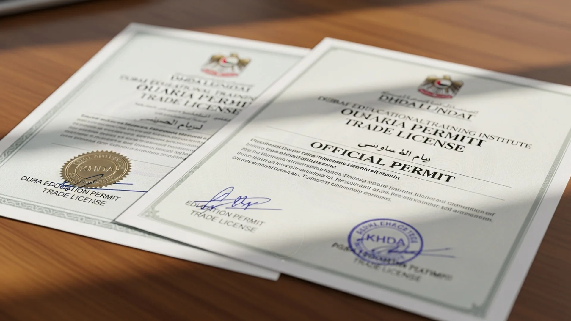 educational institute license Dubai 2026 — official document, Noble Core Ventures