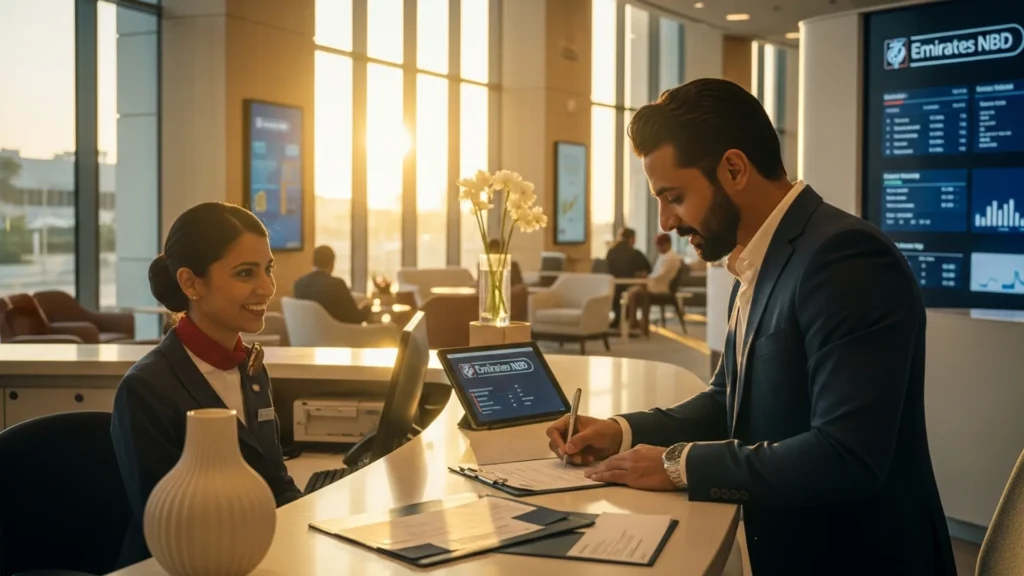 Emirates NBD business account opening 2026 — official document, Noble Core Ventures