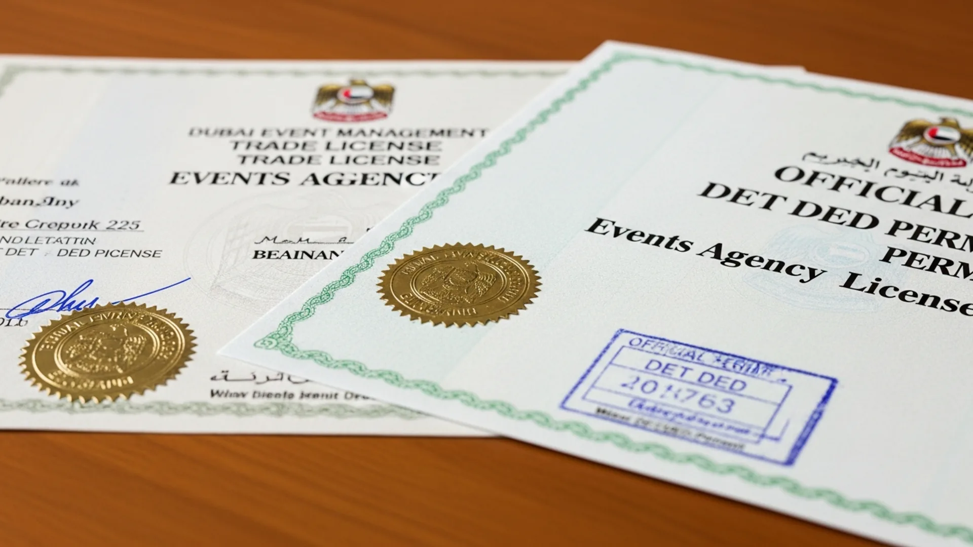 event management license Dubai 2026 — official document, Noble Core Ventures