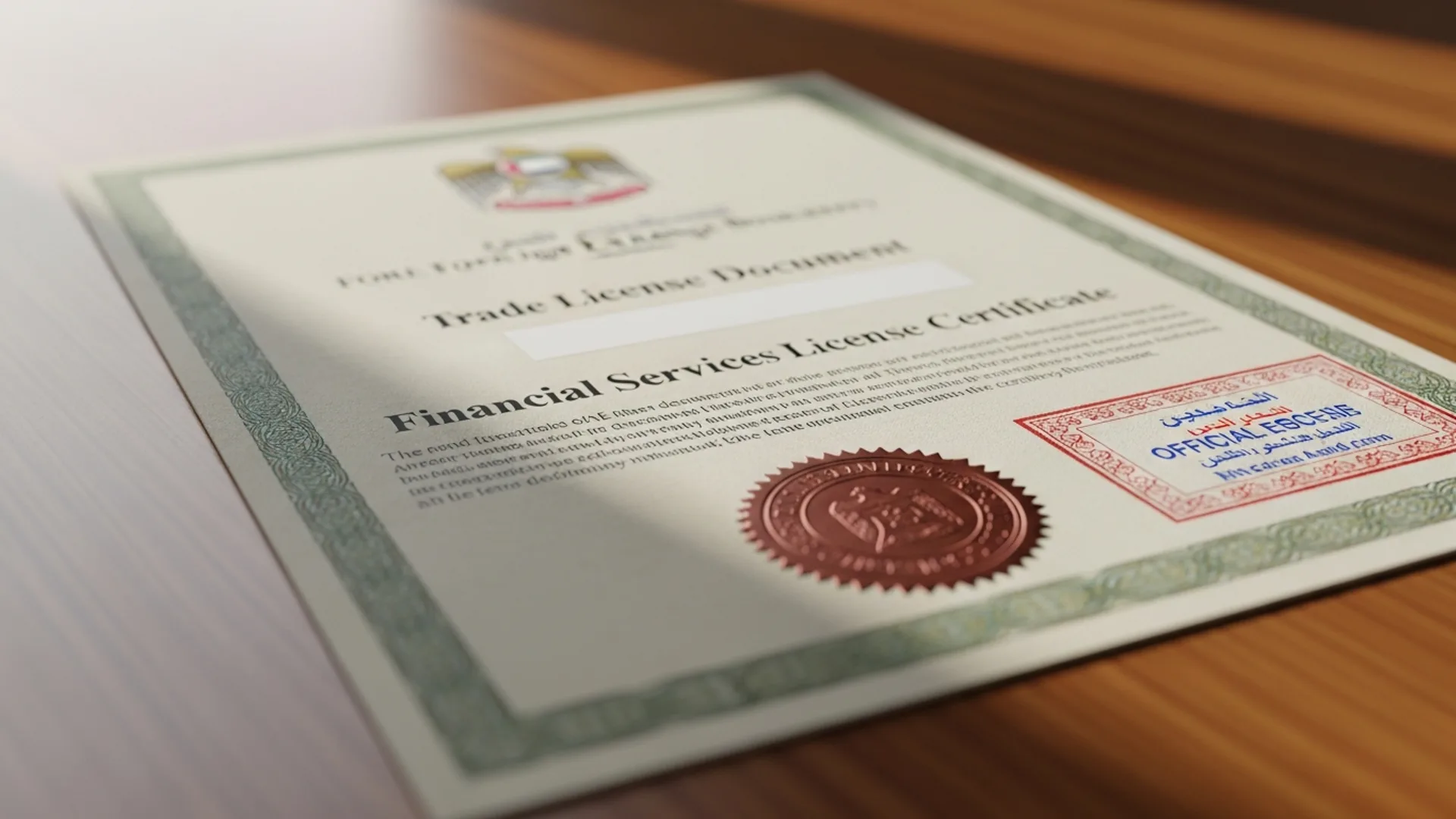 forex trading license UAE 2026 — official document, Noble Core Ventures