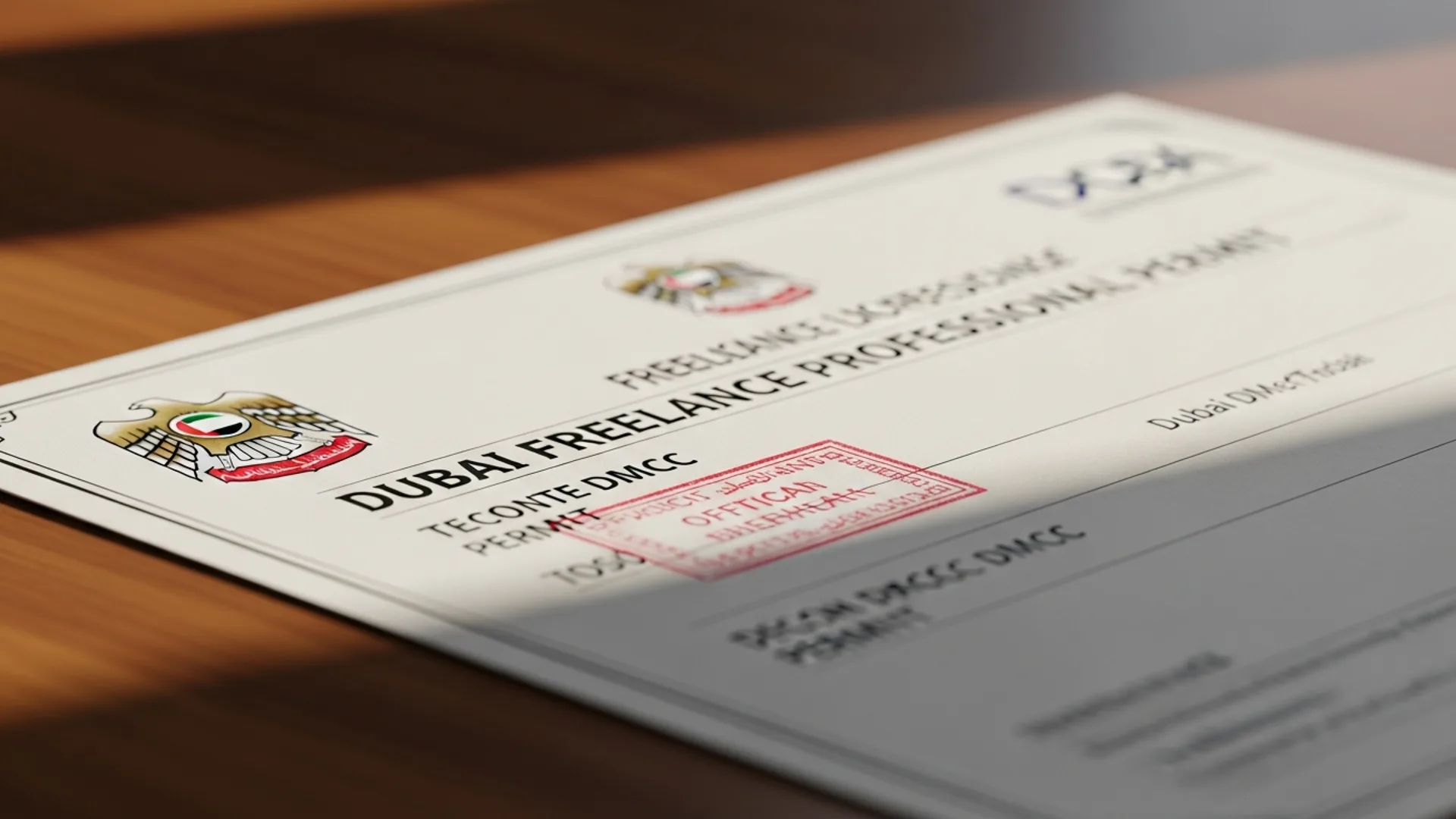freelance permit Dubai 2026 — official document, Noble Core Ventures