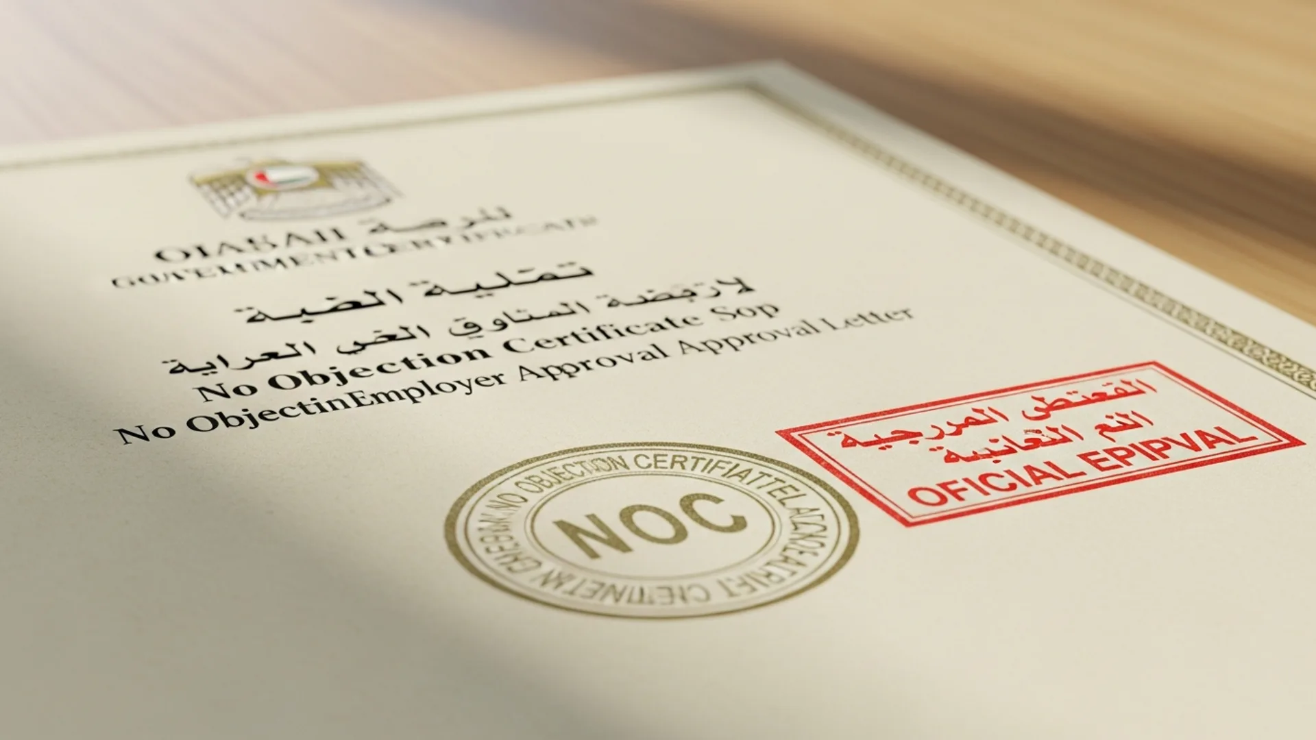 NOC business setup UAE 2026 — official document, Noble Core Ventures