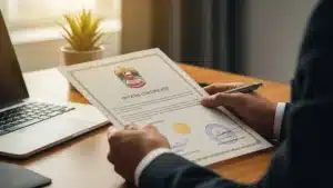 police clearance certificate — official document, Noble Core Ventures
