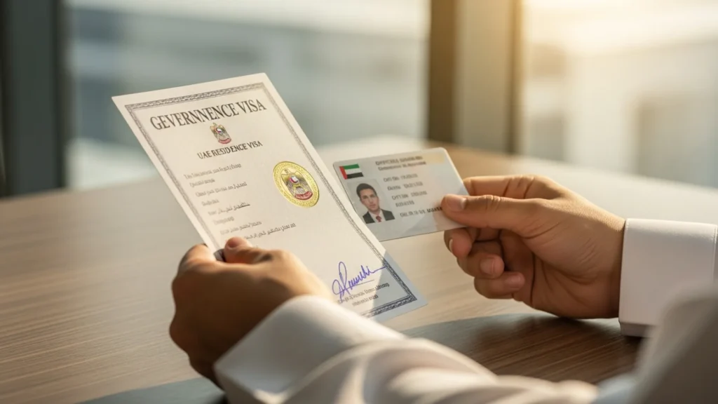 UAE residence visa 2026 — official document, Noble Core Ventures
