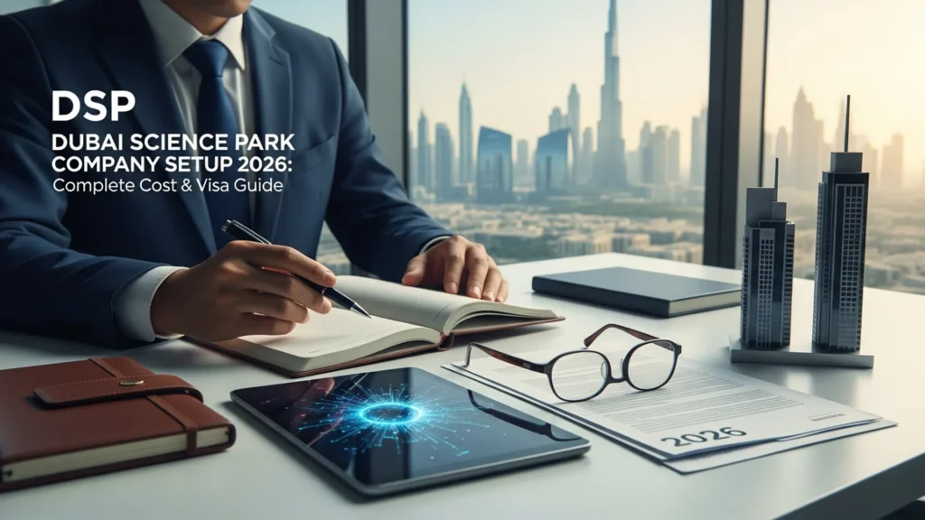 DSP Dubai Science Park Company Setup 2026: Complete Cost & Visa Guide — Noble Core Ventures