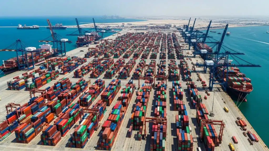 Dubai Trade container tracking at Jebel Ali port