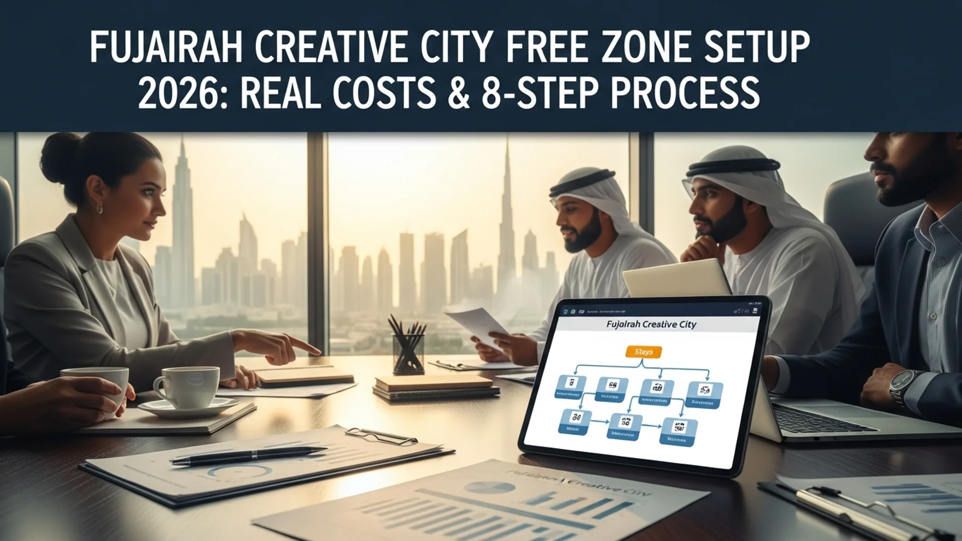 Fujairah Creative City Free Zone Setup 2026: Real Costs & 8-Step Process — Noble Core Ventures
