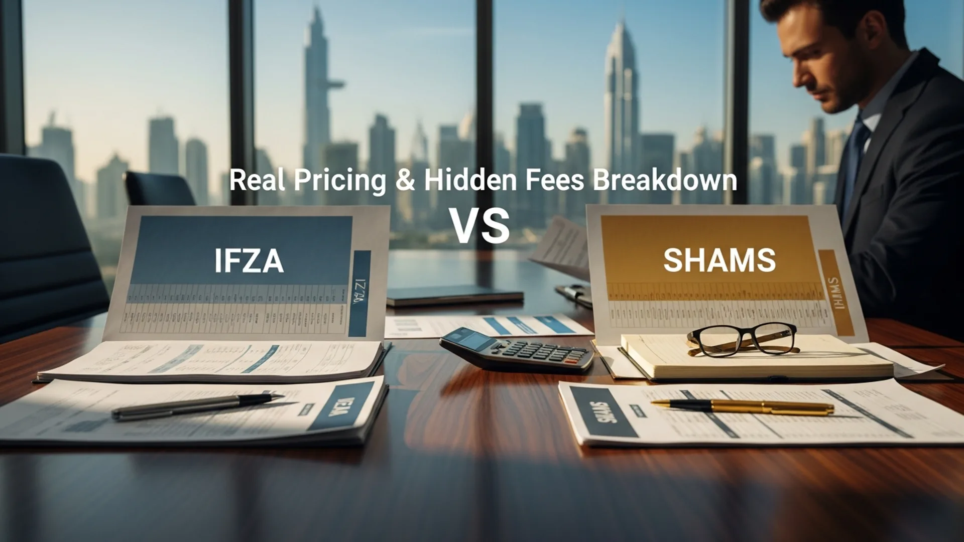 IFZA vs SHAMS Cost 2026: Real Pricing & Hidden Fees Breakdown