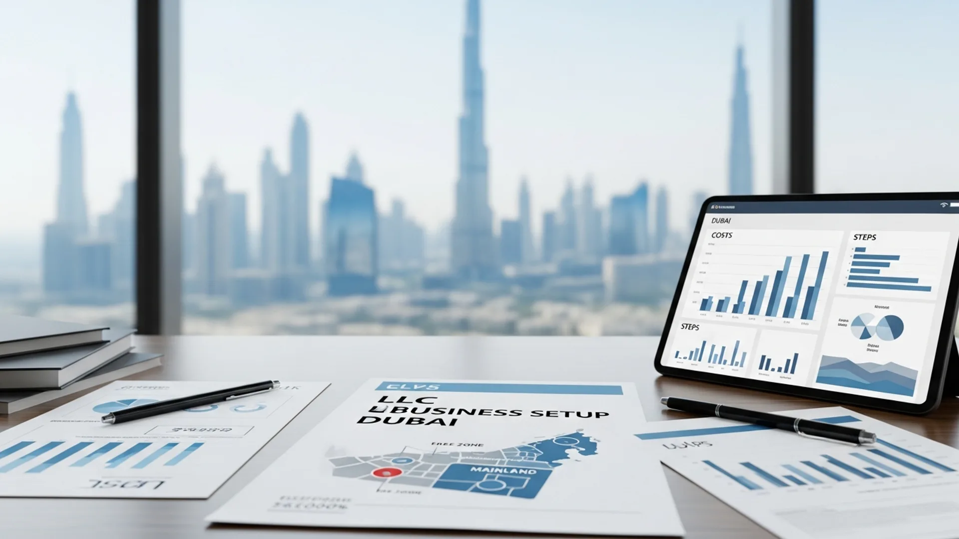 LLC Business Setup Dubai 2026: Costs, Steps & Free Zone vs Mainland β Noble Core Ventures