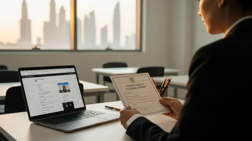 teacher license uae — Noble Core Ventures