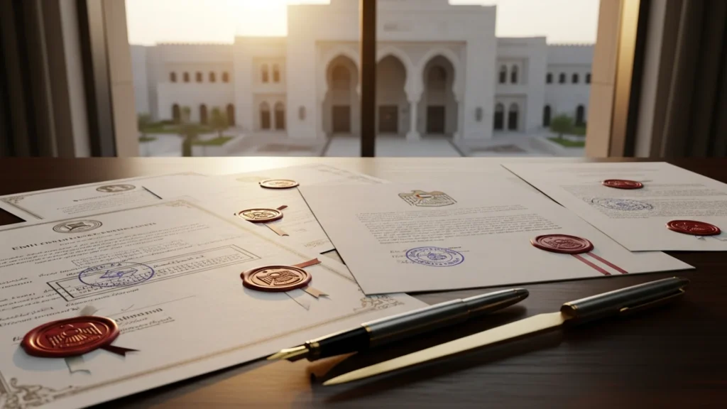 mofa attestation, official document, Noble Core Ventures
