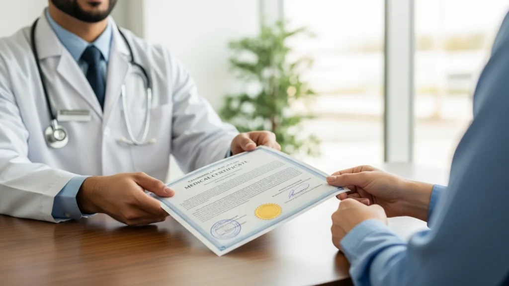 sick leave uae β official document, Noble Core Ventures